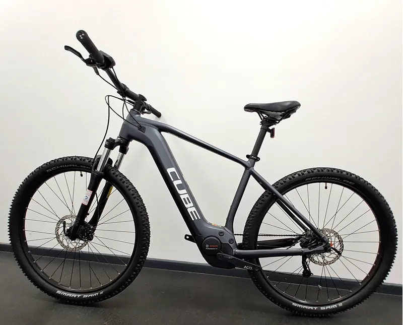 EX DEMO Cube Reaction Performance 500 Electric Mountain Bike X-Large  2022 in Grey-1